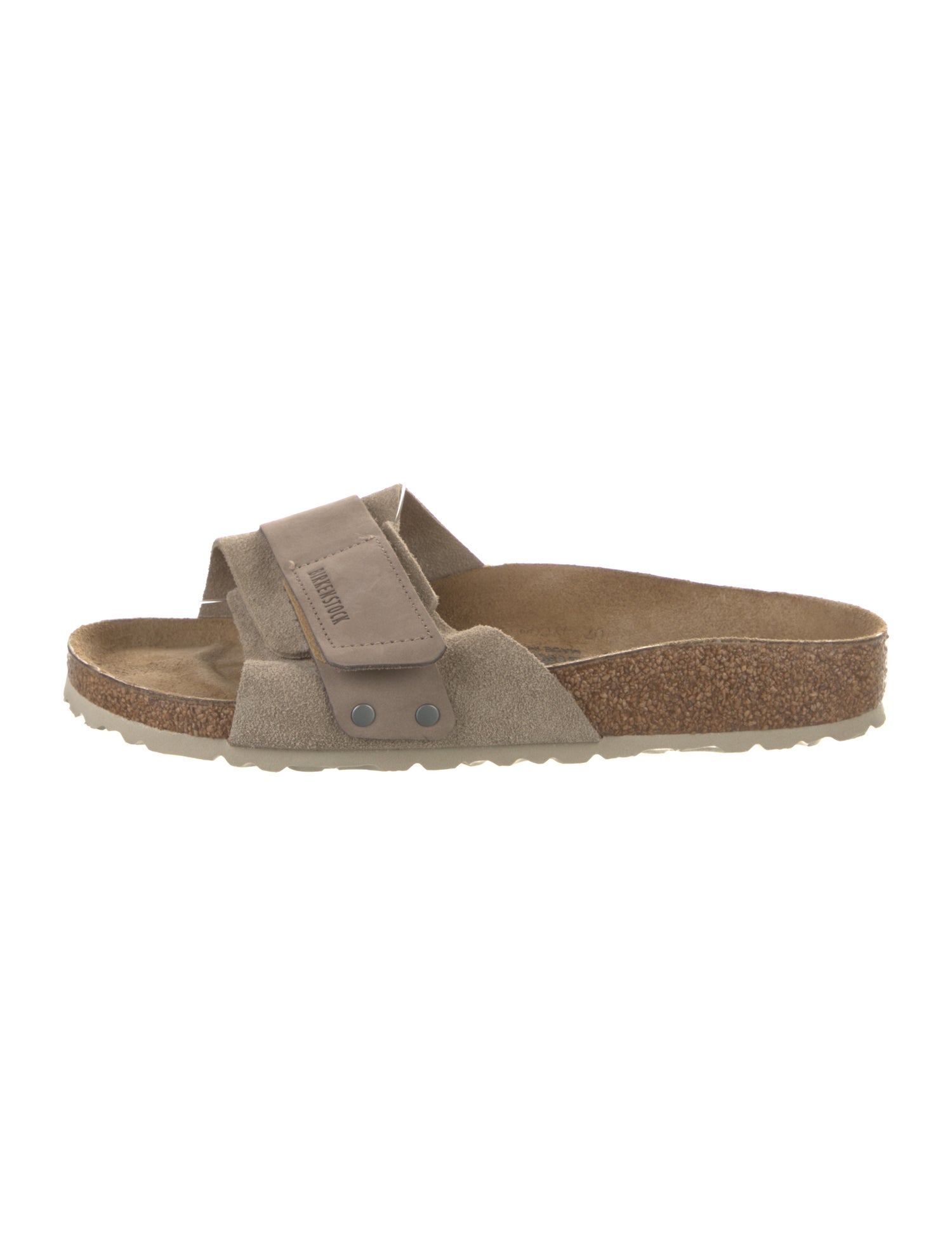 Birkenstock Suede Colorblock Pattern Slides